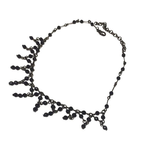 Jewelry - VINTAGE CHOKER STYLE NECKLACE | black adjustable